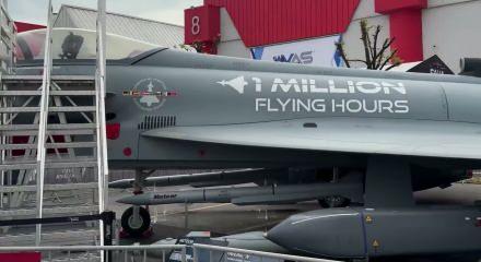 T&uuml;rk bayrağıyla Eurofighter Typhoon ilk kez SAHA 2026&rsquo;da