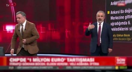 CHP Lideri &Ouml;zg&uuml;r &Ouml;zel'in gazeteci Sinan Burhan'a y&ouml;nelik s&ouml;zlerine Burhan canlı yayında cevap verdi