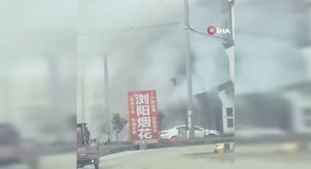 &Ccedil;in&rsquo;de havai fişek fabrikasında patlama: 26 &ouml;l&uuml;