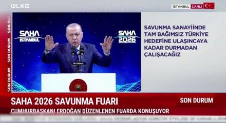 Cumhurbaşkanı Erdoğan  SAHA 2026'da ger&ccedil;ekleşen anlaşmalar hakkında konuştu
