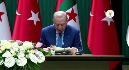Erdoğan: Cezayir'in tarımsal refahına katkı sağlamaya hazırız