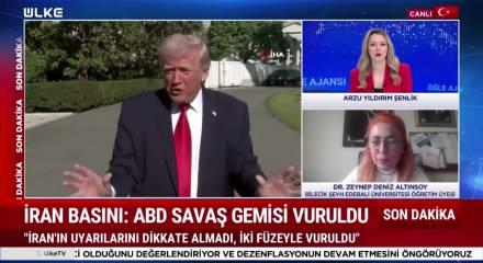 İran basını: ABD savaş gemisi vuruldu