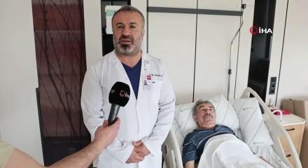 Kilo kaybı şikayetiyle gittiği hastanede 20 santimlik t&uuml;m&ouml;rle karşılaştı