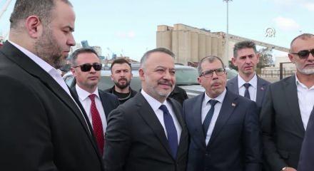 T&uuml;rkiye'nin Şam B&uuml;y&uuml;kel&ccedil;isi Yılmaz'dan Lazkiye Limanı'na ziyaret