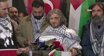 Sumud Filosu aktivisti H&uuml;seyin Oral, İstanbul'a geldi