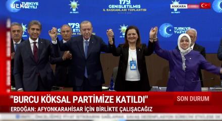 Afyonkarahisar Belediye başkanı Burcu K&ouml;ksal AK Parti'ye katıldı