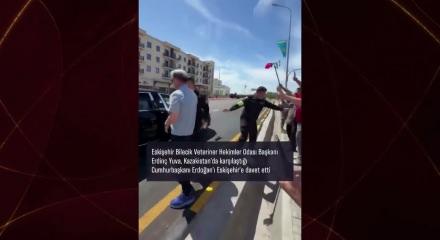 Cumhurbaşkanı Erdoğan sevgi g&ouml;sterisine kayıtsız kalmadı
