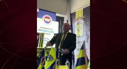 Aziz Yıldırım&rsquo;dan dernek başkanına esprili &ccedil;ıkış salonda kahkaha yarattı