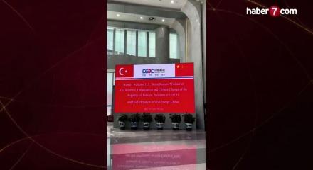 Bakan Kurum, Pekin'de İpek Yolu Fonu Y&ouml;netim Kurulu Başkanı Zhu ile g&ouml;r&uuml;şt&uuml;