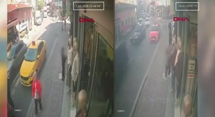 Beyoğlu&rsquo;nda g&ouml;z&uuml;ne cansız mankenin kıyafetini kestiren hırsız 3,5 ay sonra yine aynı y&ouml;ntemi denedi