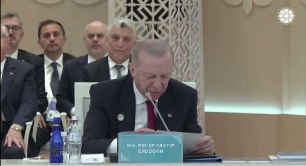 Cumhurbaşkanı Erdoğan T&uuml;rk Devletleri Teşkilatı'nda konuştu