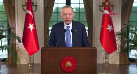 Cumhurbaşkanı Erdoğan: T&uuml;rk G&uuml;n&uuml; Y&uuml;r&uuml;y&uuml;ş&uuml;, T&uuml;rk milletinin vakarının ve &ouml;zg&uuml;veninin yansımalarından biridir