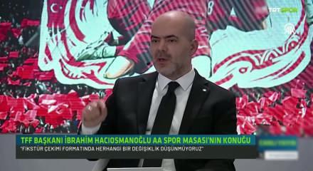 TFF Başkanı İbrahim Hacıosmanoğlu asgari &uuml;cretli futbolcu iddialarına cevap verdi