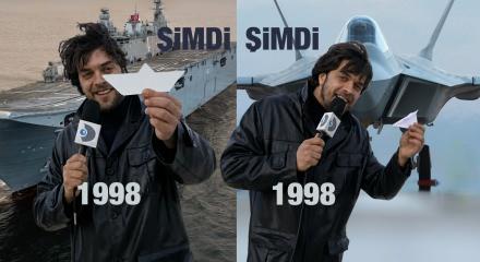 Beyazıt &Ouml;zt&uuml;rk'&uuml;n 1998'deki r&ouml;portajı: İşte bu y&uuml;zde 100 T&uuml;rk kağıdından yapılmış bir u&ccedil;ak