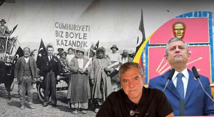 Yılmaz &Ouml;zdil CHP'deki r&uuml;şvet iddialarını tarihi Uşak fotoğrafıyla eleştirdi