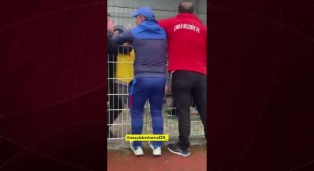 Amat&ouml;r futbol m&uuml;sabakasında bu sefer aileler birbirine girdi!