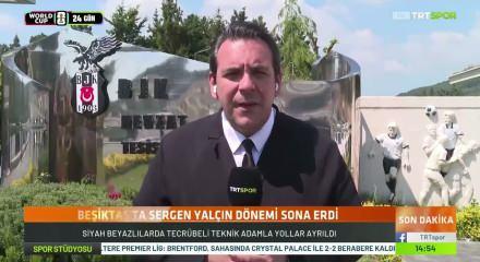 Beşiktaş'ta Sergen Yal&ccedil;ın ile yollar ayrıldı