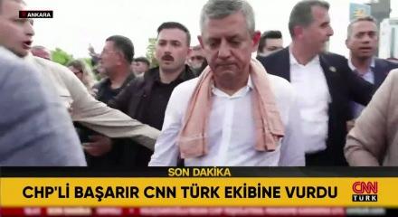 CHP'li Ali Mahir Başarır gazeteciye tokat attı!
