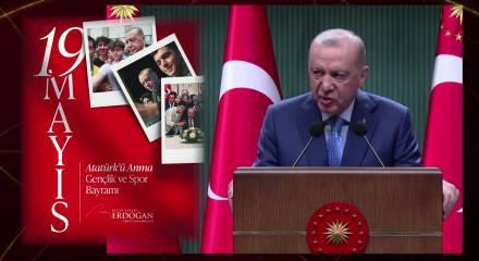 Cumhurbaşkanı Erdoğan'dan 19 Mayıs Atat&uuml;rk'&uuml; Anma, Gen&ccedil;lik ve Spor Bayramı mesajı