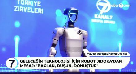 Geleceğin teknolojisi i&ccedil;in robot Jidoka'dan mesaj: "Bağlan, D&uuml;ş&uuml;n, D&ouml;n&uuml;şt&uuml;r"