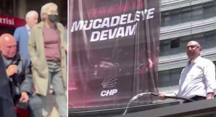 Hortumlu provokasyon yapan CHP'li Mahmut Tanal genel merkez binası &ouml;n&uuml;nde ağladı!