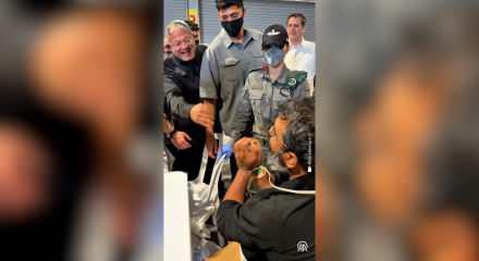 İsrailli aşırı sağcı Bakan Ben-Gvir, Sumud Filosu aktivistlerini provoke etmeye &ccedil;alıştı