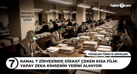 Kanal7'nin zirvesinde dikkat &ccedil;eken kısa film: Yapay zeka kimsenin yerini almıyor