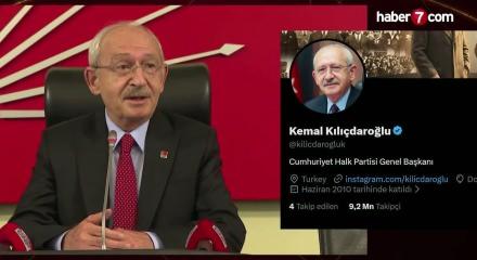 Kılı&ccedil;daroğlu sosyal medya hesabındaki biyografisini g&uuml;ncelledi