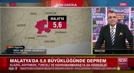 Malatya'daki 5.6'lık sarsıntı sonrası deprem uzmanlarından a&ccedil;ıklama