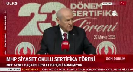 MHP Genel başkanı Devlet Bah&ccedil;eli: "Bilgisi olana bir g&uuml;n devlet yoldaş olur"
