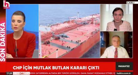 Mutlak butlan kararı sonrası Halk TV'de gergin anlar: Spikerin y&uuml;z&uuml; d&uuml;şt&uuml;!