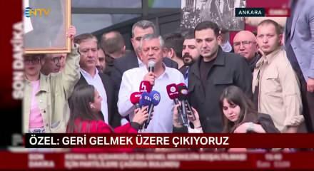 &Ouml;zg&uuml;r &Ouml;zel CHP Genel Merkezi'nden ayrıldı