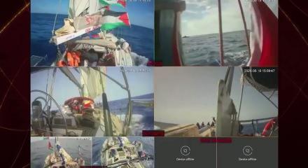 Sumud Filosu'nda son gemiye de m&uuml;dahale