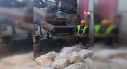Tekirdağ'da gıda skandalı: 1,2 ton sakatat imha edildi