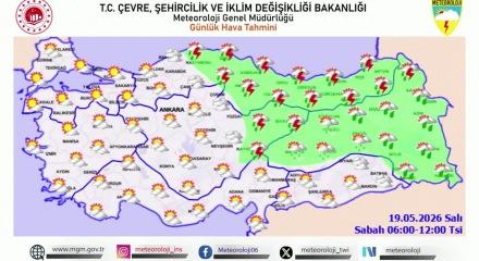 T&uuml;rkiye&rsquo;ye 7 g&uuml;n boyunca sağanak geliyor