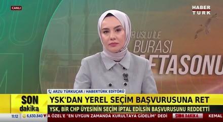 YSK'dan yerel se&ccedil;im başvurusuna ret