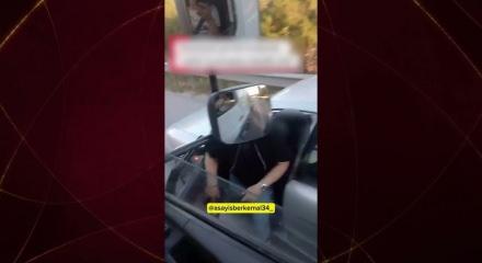 Hem su&ccedil;lu hem g&uuml;&ccedil;l&uuml;: Emniyet şeridine girdi, &lsquo;valiyi arattırma bana&rsquo; diyerek tehdit etti