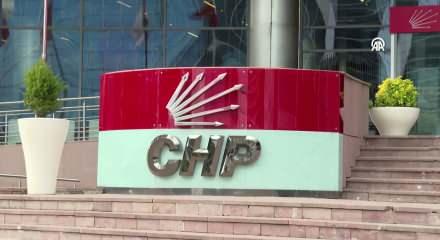 CHP Genel Merkezi'nde "Halkla Bayramlaşma" programı i&ccedil;in hazırlıklar s&uuml;r&uuml;yor