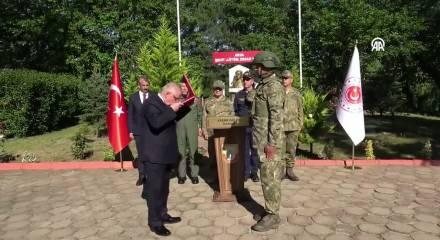 Cumhurbaşkanı Erdoğan, Arda Hudut B&ouml;l&uuml;k Merkezi&rsquo;ndeki Mehmet&ccedil;ikle telefon bağlantısıyla bayramlaştı