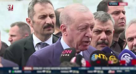  Cumhurbaşkanı Recep Tayyip Erdoğan, cuma namazı sonrası a&ccedil;ıklamalarda bulundu