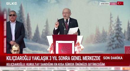 Kemal Kılı&ccedil;daroğlu "Partiyi r&uuml;şvet&ccedil;ilerden hırsızlardan arınacağız" dedi