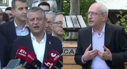 &Ouml;zg&uuml;r &Ouml;zel Kılı&ccedil;daroğlu g&ouml;r&uuml;şmesine ilişkin olarak "Her &ouml;neride aynı cevabı aldım!" a&ccedil;ıklamasında bulundu