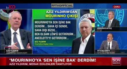 Aziz Yıldırım&rsquo;dan Mourinho ve Dursun &Ouml;zbek &ccedil;ıkışı