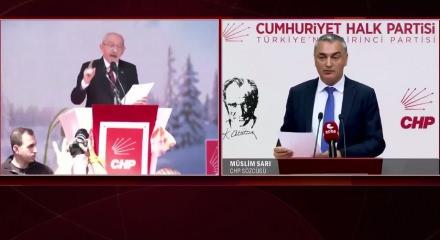 CHP S&ouml;zc&uuml;s&uuml; M&uuml;slim Sarı Salı g&uuml;n&uuml; grup toplantısı ak dedi