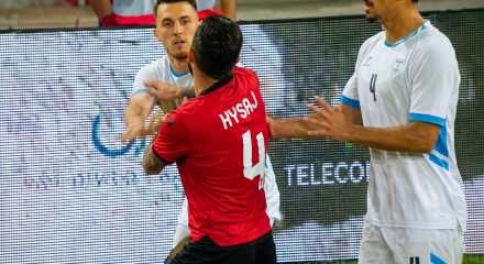 İsrailli futbolcu attığı gol sonrası sahayı karıştırdı! Futbolcular birbirine girdi