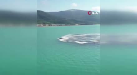 Kastamonu'da ilgin&ccedil; olay: Deniz 10 dakika boyunca kabardı