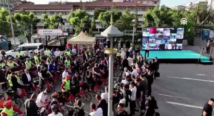 Konya'da "Eş Zamanlı Bisiklet S&uuml;r&uuml;ş Etkinliği" ger&ccedil;ekleştirildi