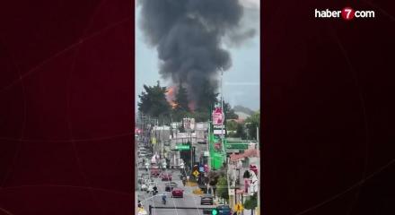 Meksika'da LPG tanker deposunda patlama!