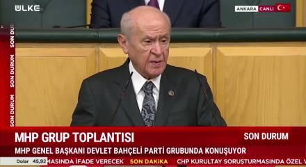 MHP lideri Devlet Bah&ccedil;el Yaşananlar CHP'ye yakışmıyor!" diyerek hukuk yolunu işaret etti