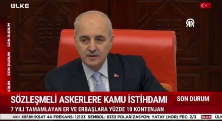 S&ouml;zleşmeli askerlere kamu istihdamı hamlesi
